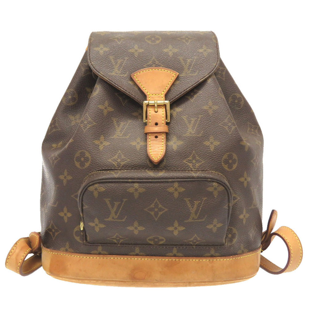 LOUIS VUITTON Backpack M51136 Monogram canvas Brown Monogram MontsourisMM Women Used