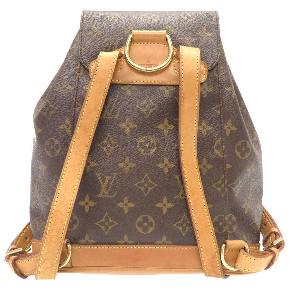 LOUIS VUITTON Backpack M51136 Monogram canvas Brown Monogram MontsourisMM Women Used