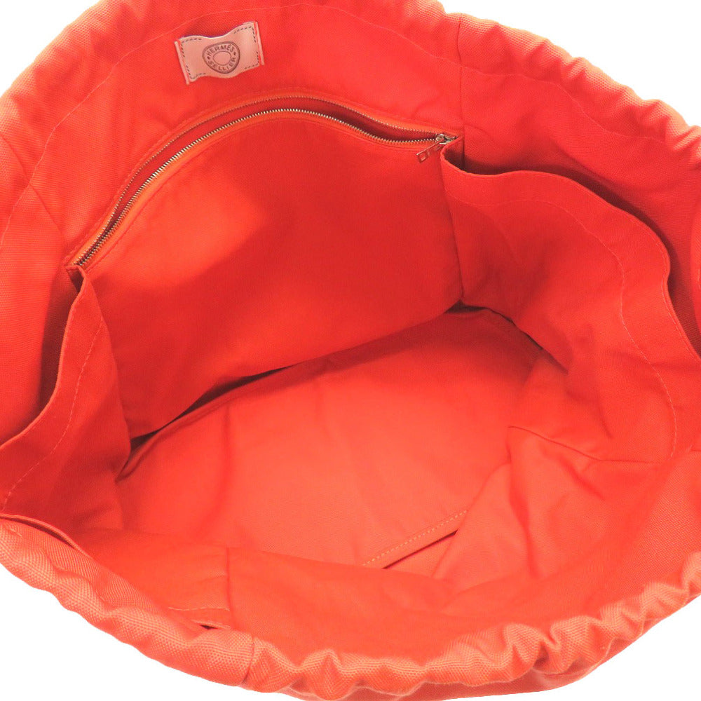 HERMES Other bag canvas Orange Sacked Pansage spare bag Women Used