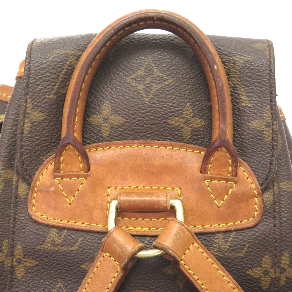 LOUIS VUITTON Backpack M51137 Monogram canvas Brown Monogram Mini Montsouris Women Used