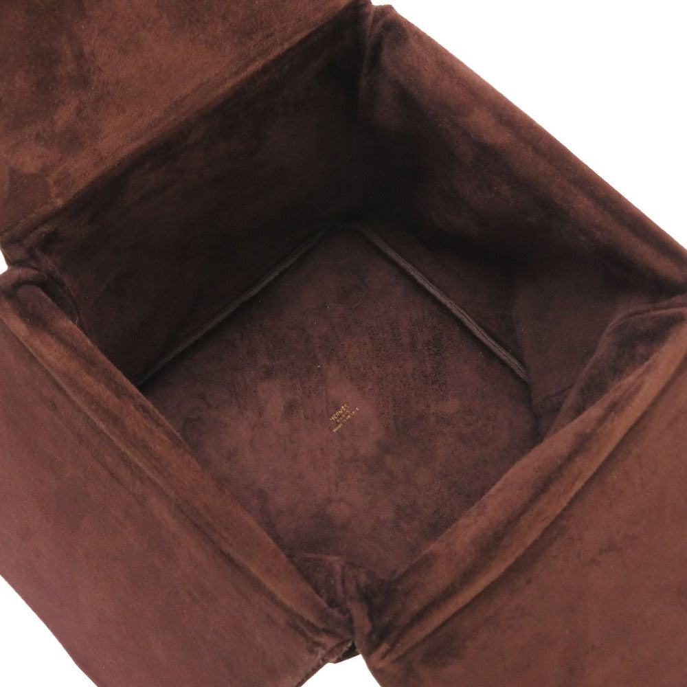 HERMES Handbag Doblis Brown Multi box Women Used