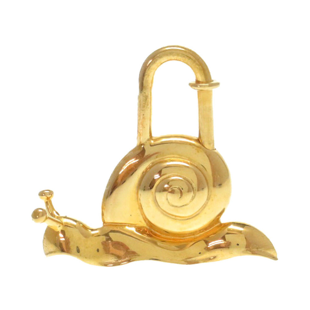 HERMES Cadena metal gold Snail Cadena Charm 1995 ANNEE DE LA ROUTE