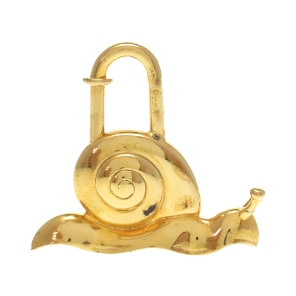 HERMES Cadena metal gold Snail Cadena Charm 1995 ANNEE DE LA ROUTE