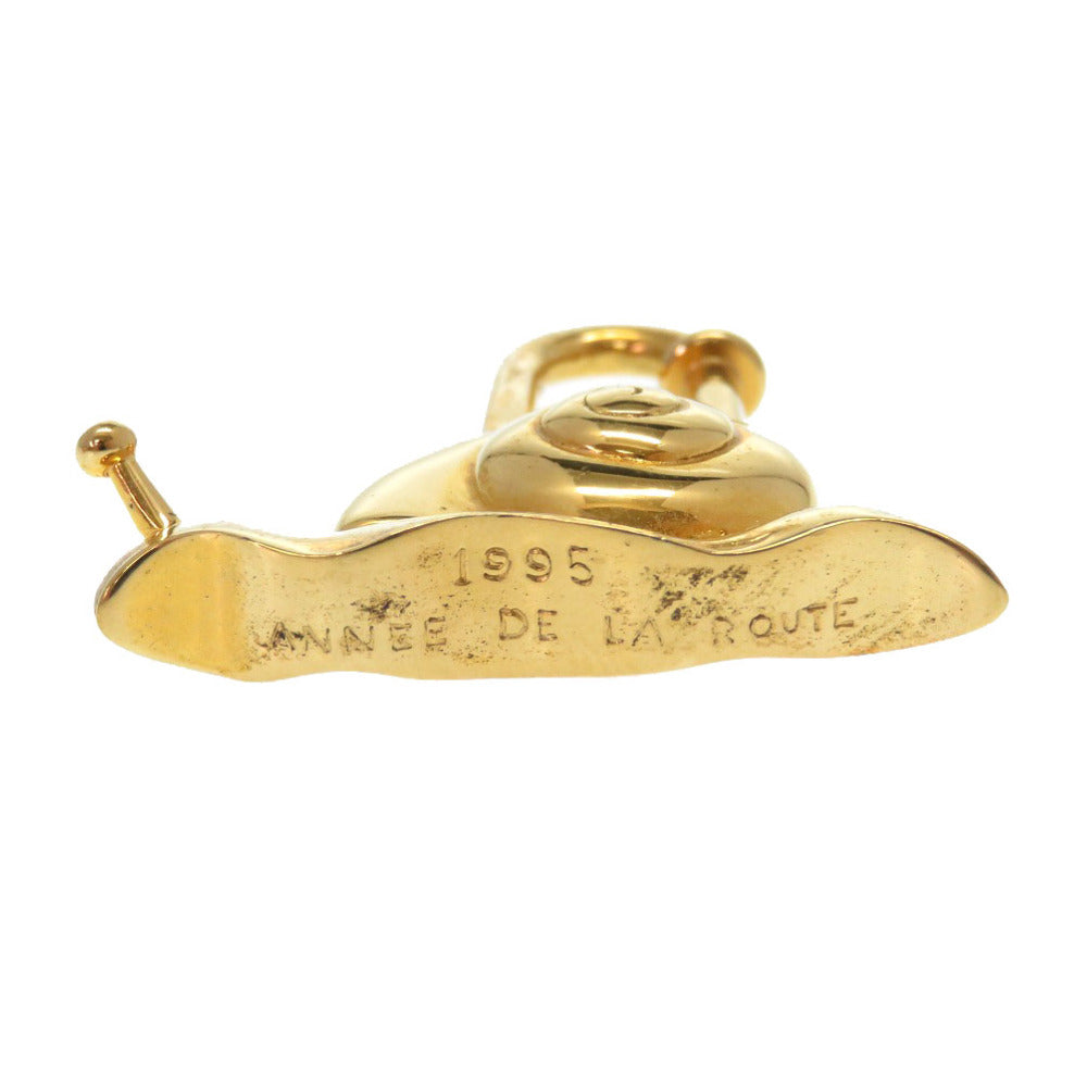 HERMES Cadena metal gold Snail Cadena Charm 1995 ANNEE DE LA ROUTE