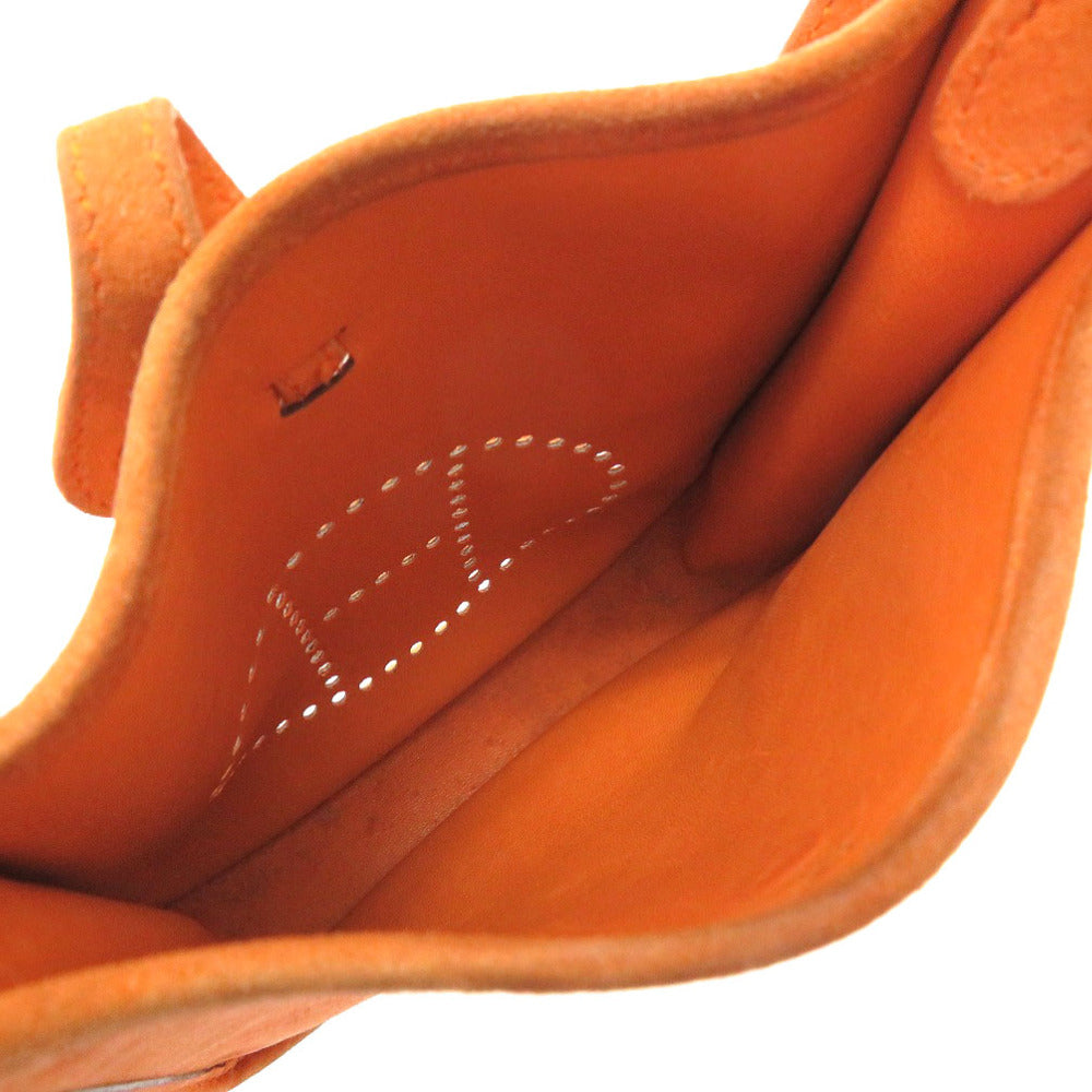 HERMES Shoulder Bag Doblis Orange Evelyn TPM Women Used