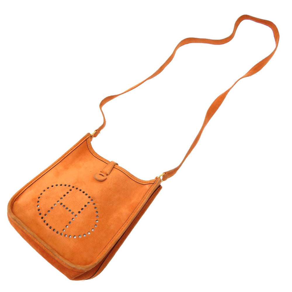 HERMES Shoulder Bag Doblis Orange Evelyn TPM Women Used