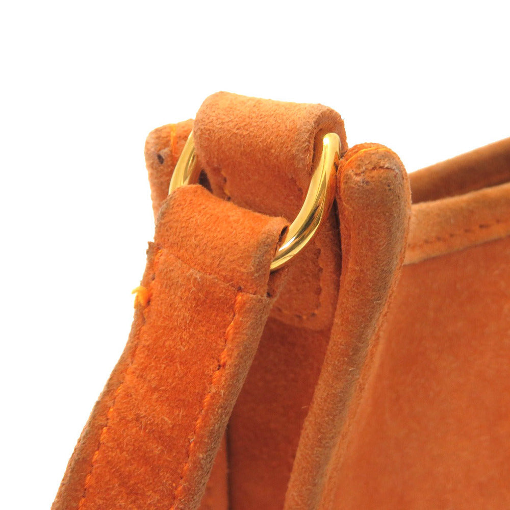 HERMES Shoulder Bag Doblis Orange Evelyn TPM Women Used