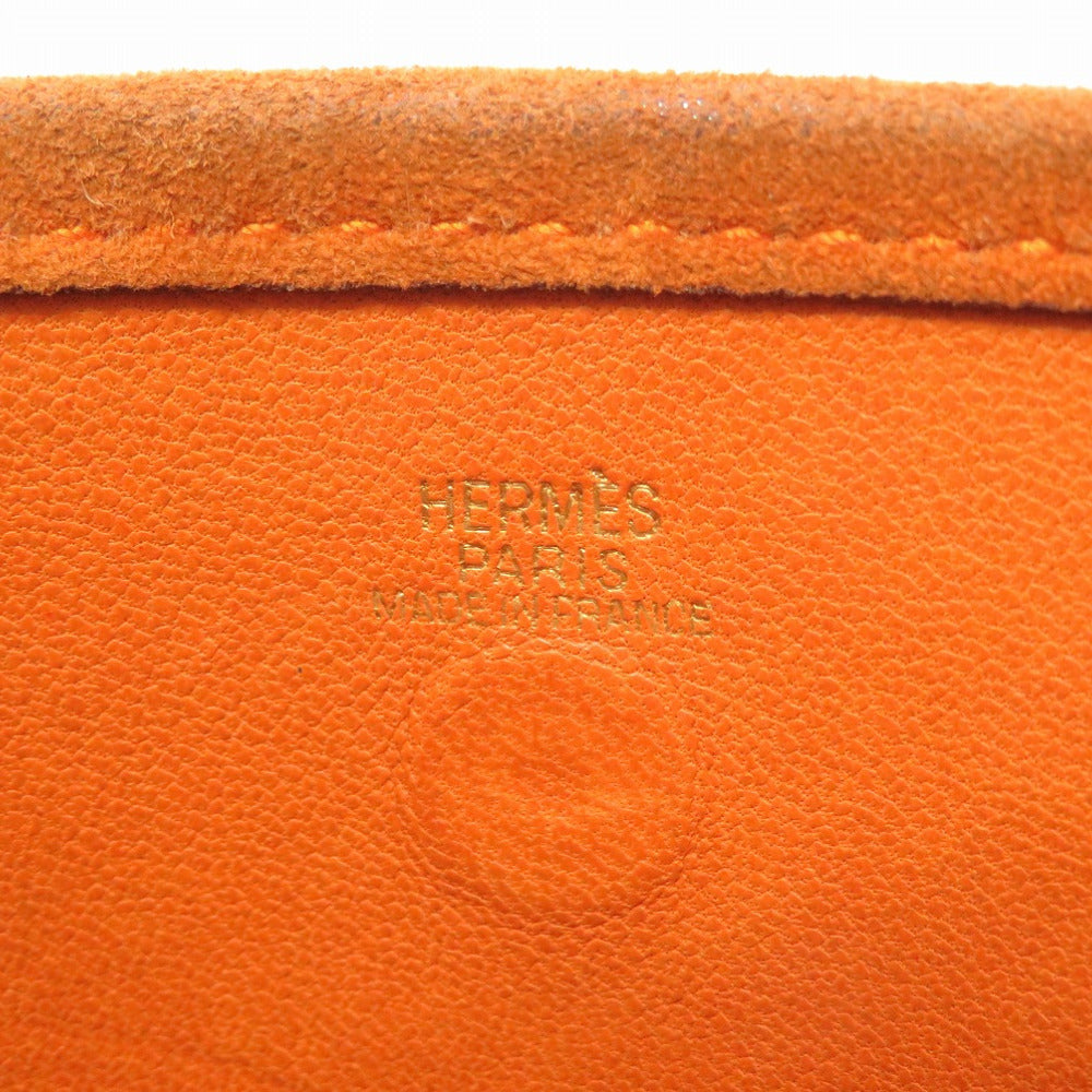HERMES Shoulder Bag Doblis Orange Evelyn TPM Women Used
