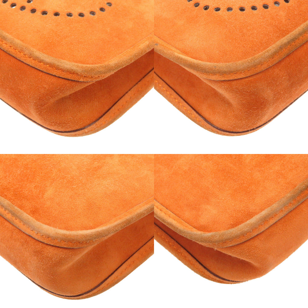 HERMES Shoulder Bag Doblis Orange Evelyn TPM Women Used