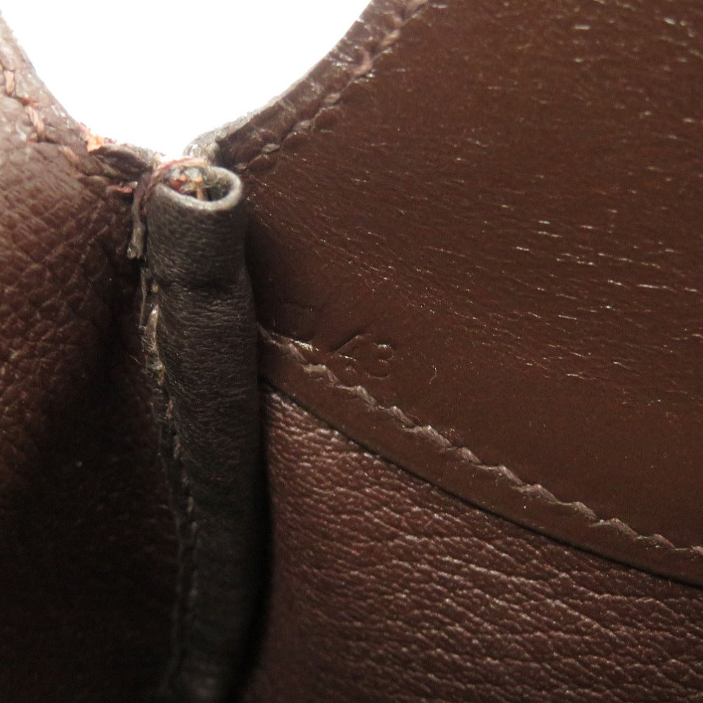 HERMES Shoulder Bag Towar Officier Brown rugby Women Used