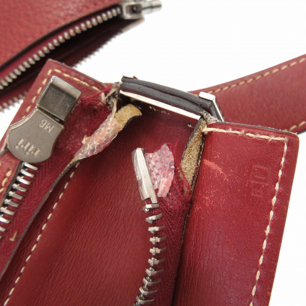 HERMES Shoulder Bag Buffle, Crinolan Rouge ash Yo bag Women Used