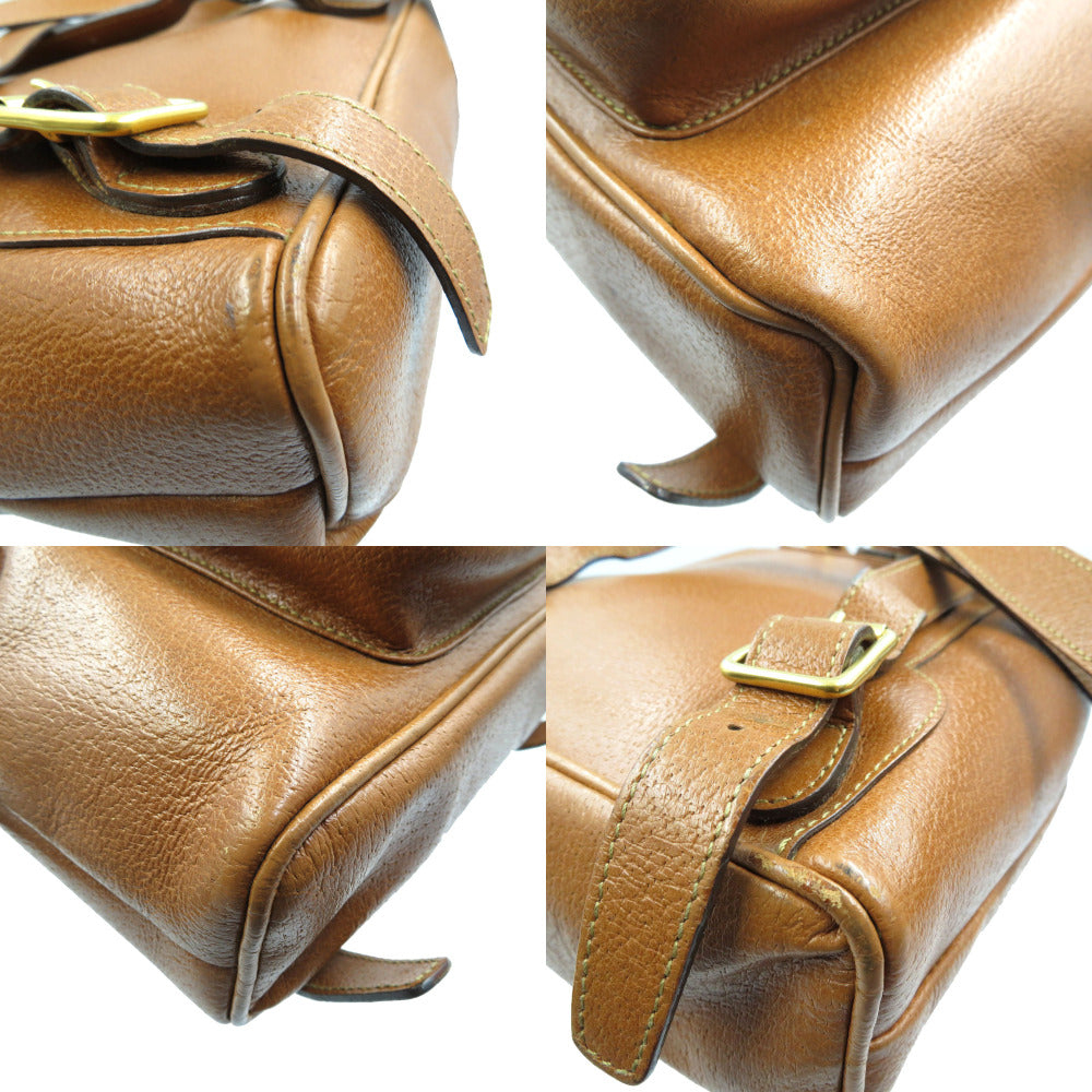 GUCCI Backpack 03 2265 0030 Leather, Bamboo Brown Bamboo
