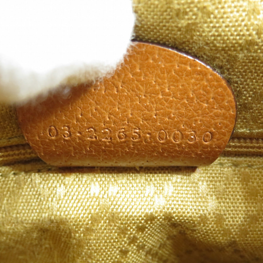 GUCCI Backpack 03 2265 0030 Leather, Bamboo Brown Bamboo