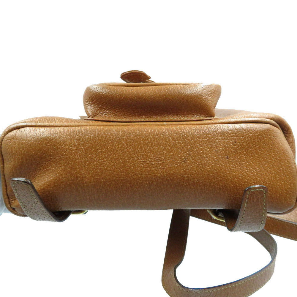 GUCCI Backpack 03 2265 0030 Leather, Bamboo Brown Bamboo
