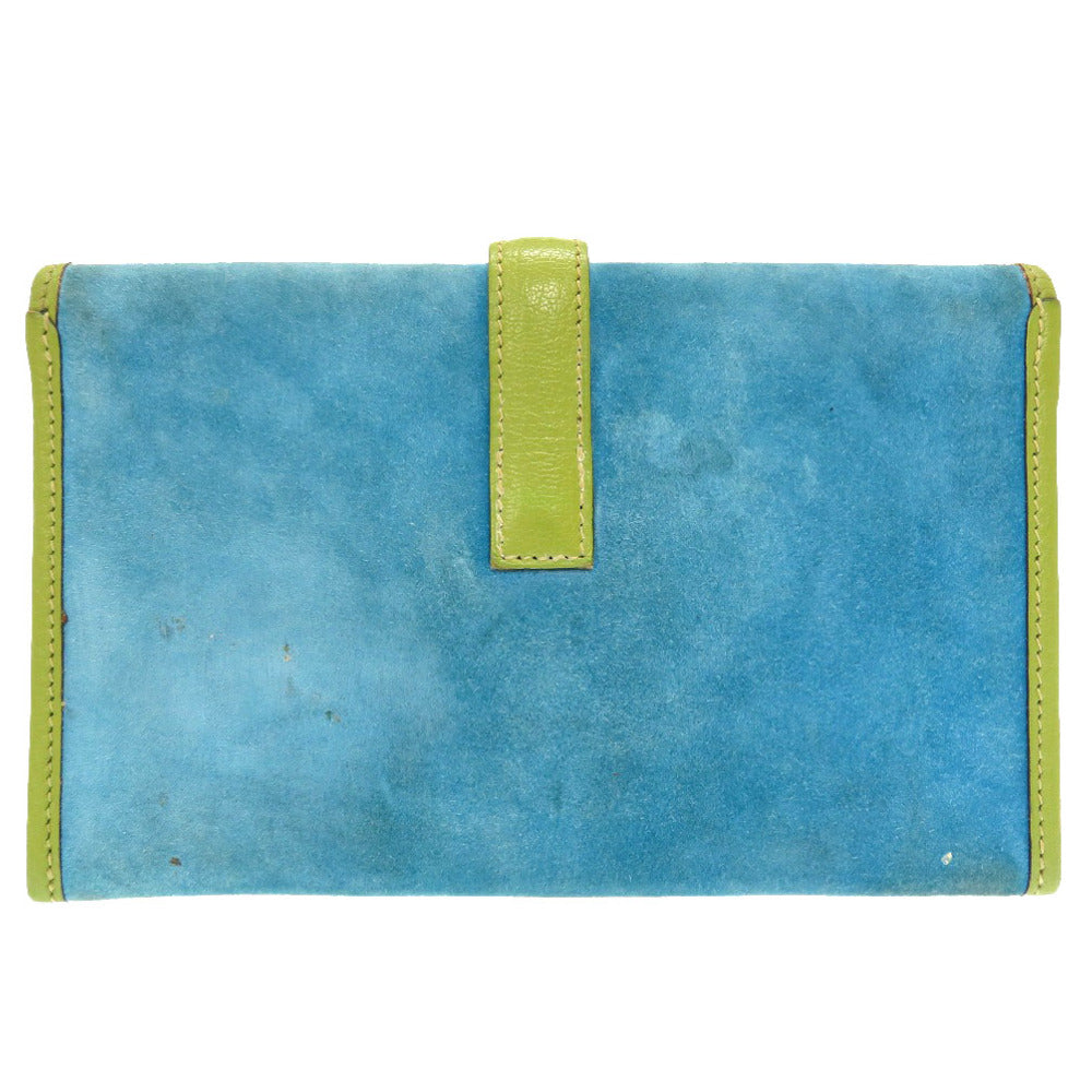 HERMES Clutch bag Doblis Anise green Jige mini unisex(Unisex) Used