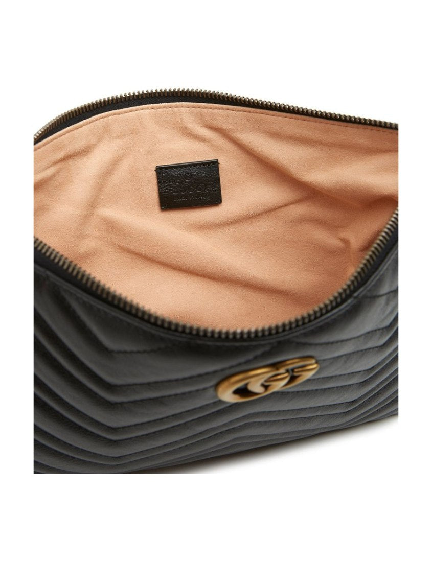 Gucci GG Marmont Quilted Clutch Bag