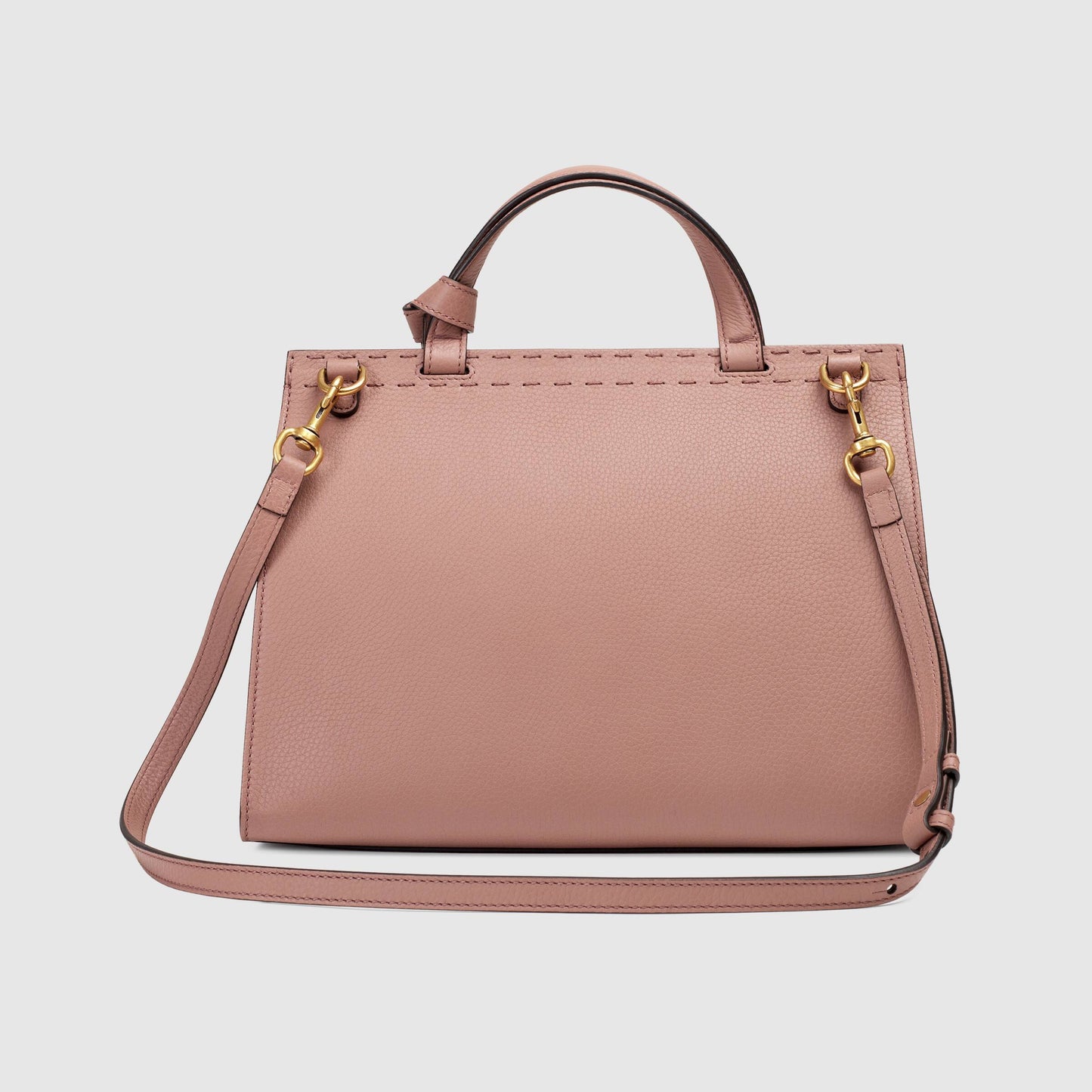 Gucci GG Marmont Small Top Handle Bag Lightweight Leather Dusty Pink