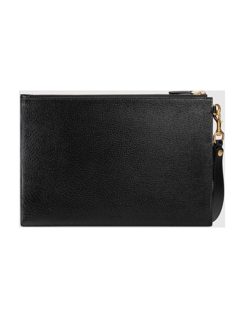Gucci GG Marmont Collection Leather Clutch Bag