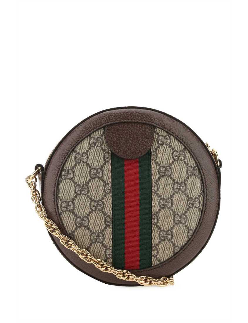 Gucci Ophidia Series GG Round Mini Shoulder Bag