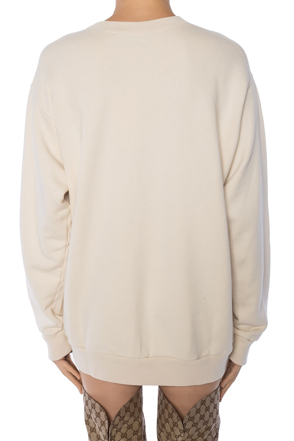 Gucci Logo Sweatshirt in Ivory