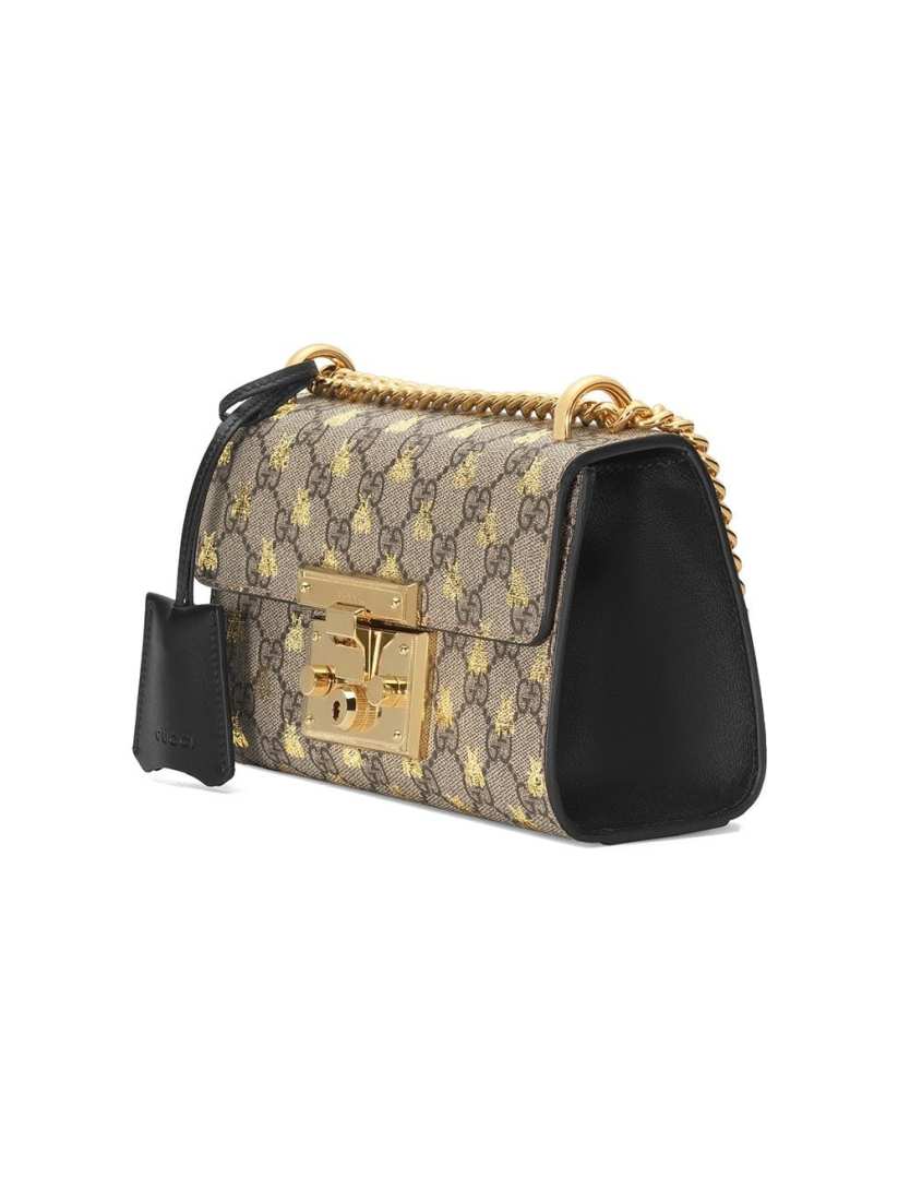 Gucci Padlock Series Small GG Honey Bee Shoulder Bag