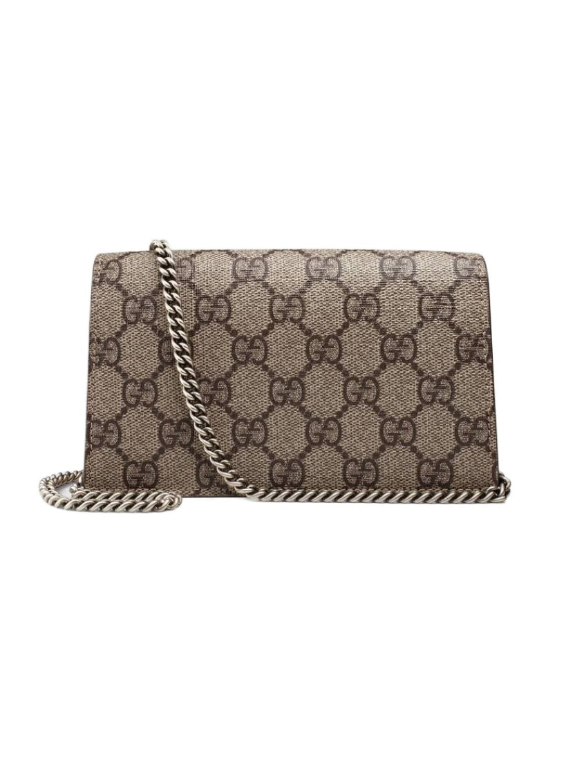 Gucci Dionysus Collection GG Supreme Canvas Super Mini Bag