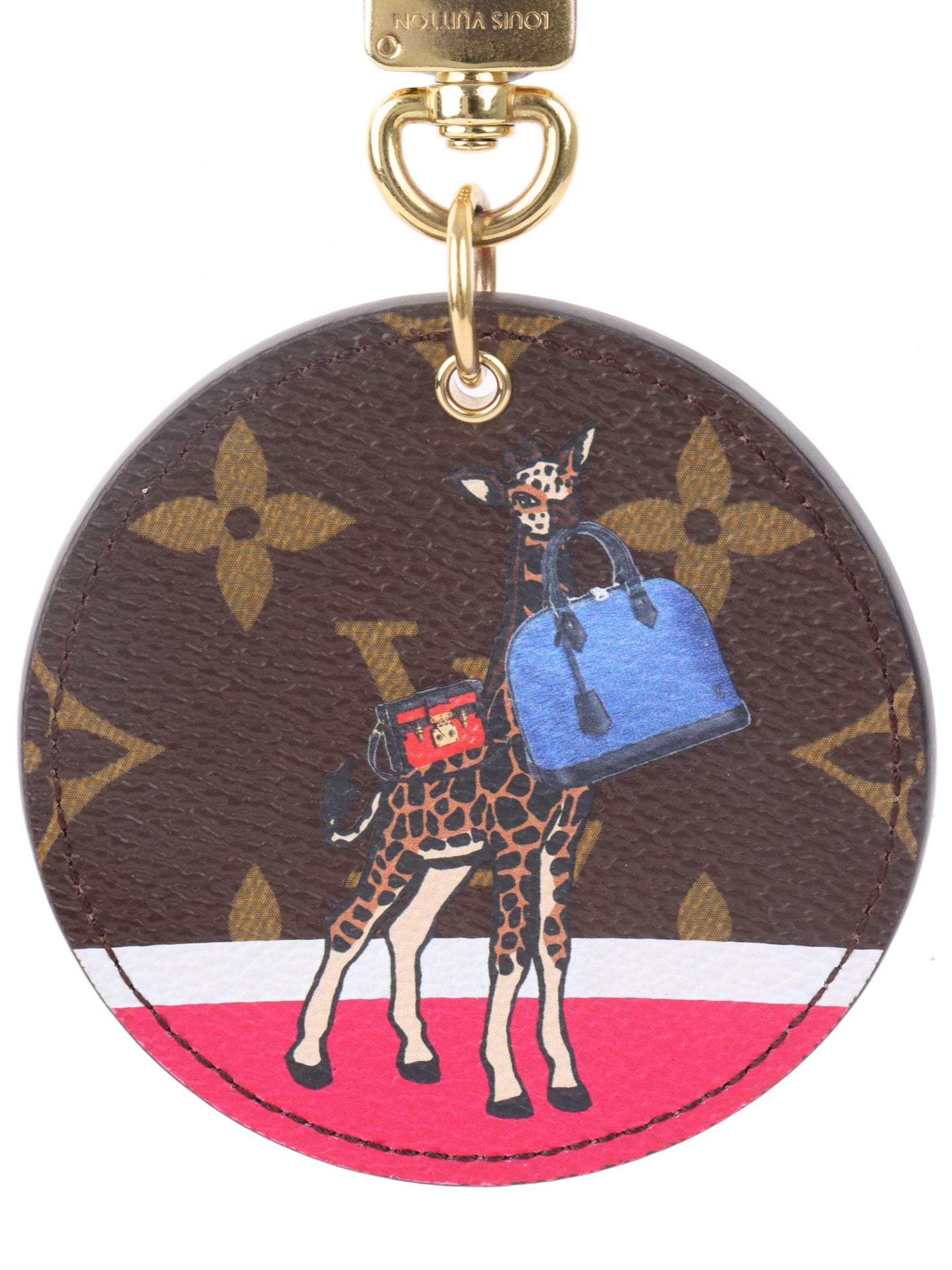 Louis Vuitton Giraffe Bag Charm.