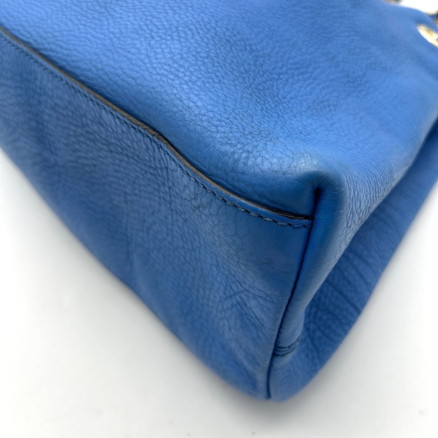 Gucci | Bags | New Gucci Soho Limited Ed Caspian Blue Double Chain Shoulder Bag AE935