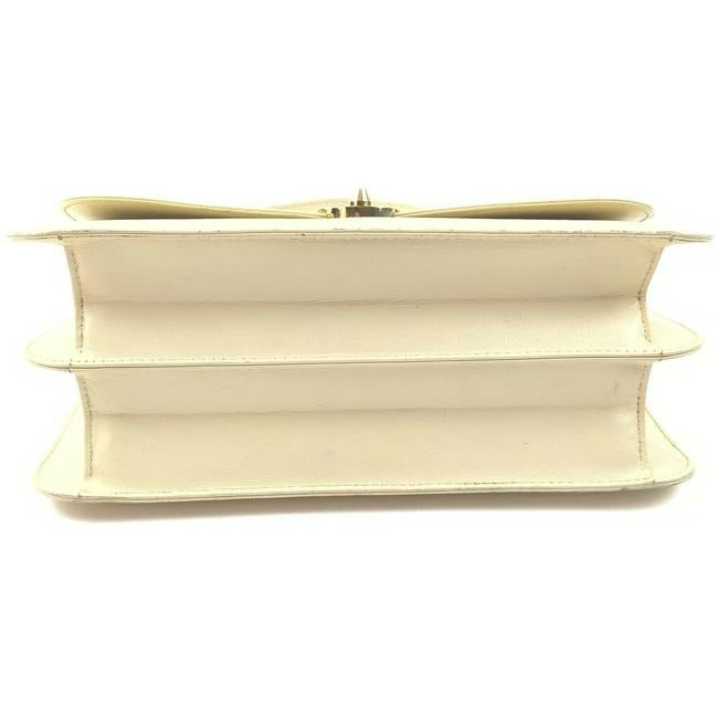 Gucci mod cream leather 1973 top handle bag