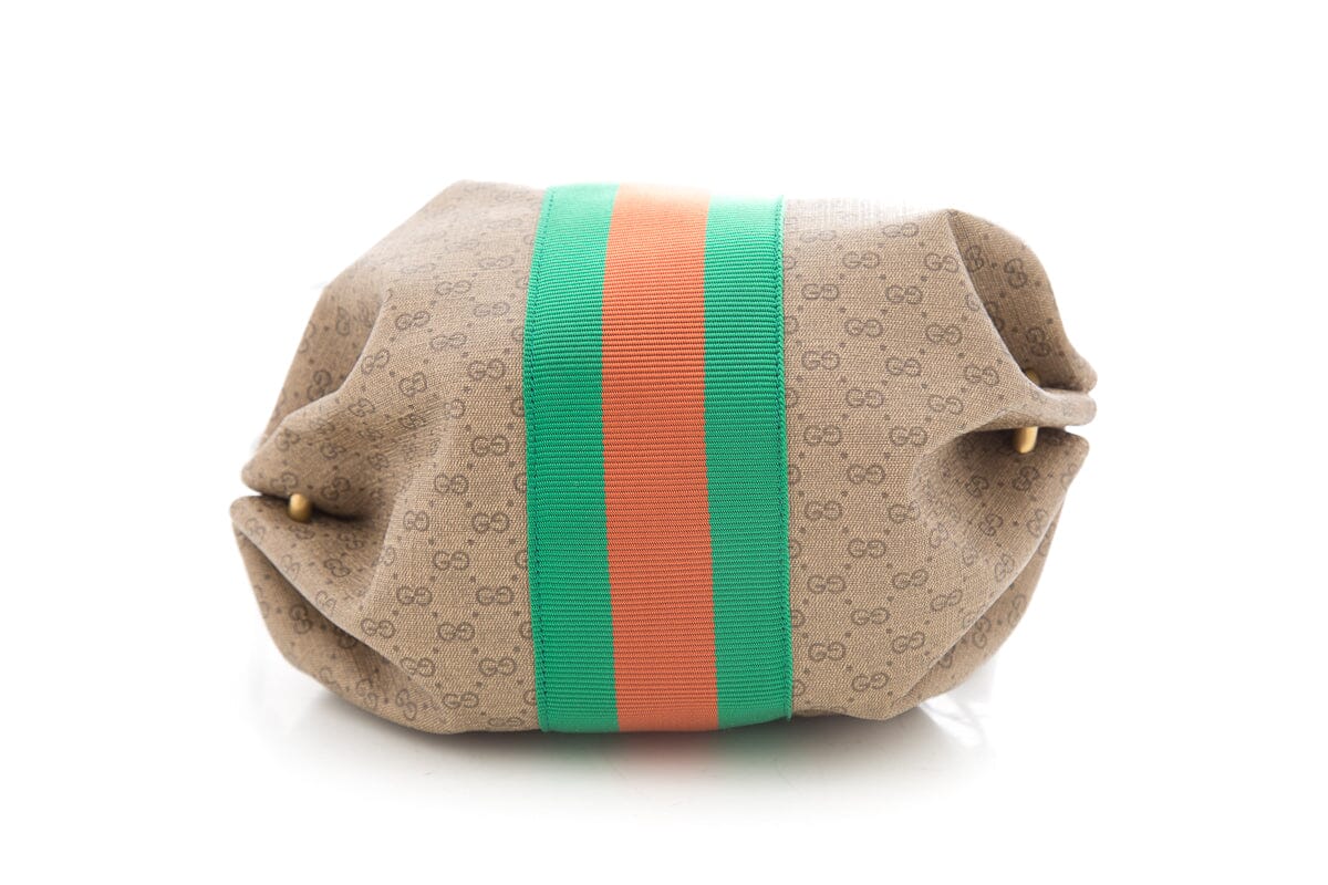 Gucci Brown Mini Vintage GG Supreme Monogram Cross-Body