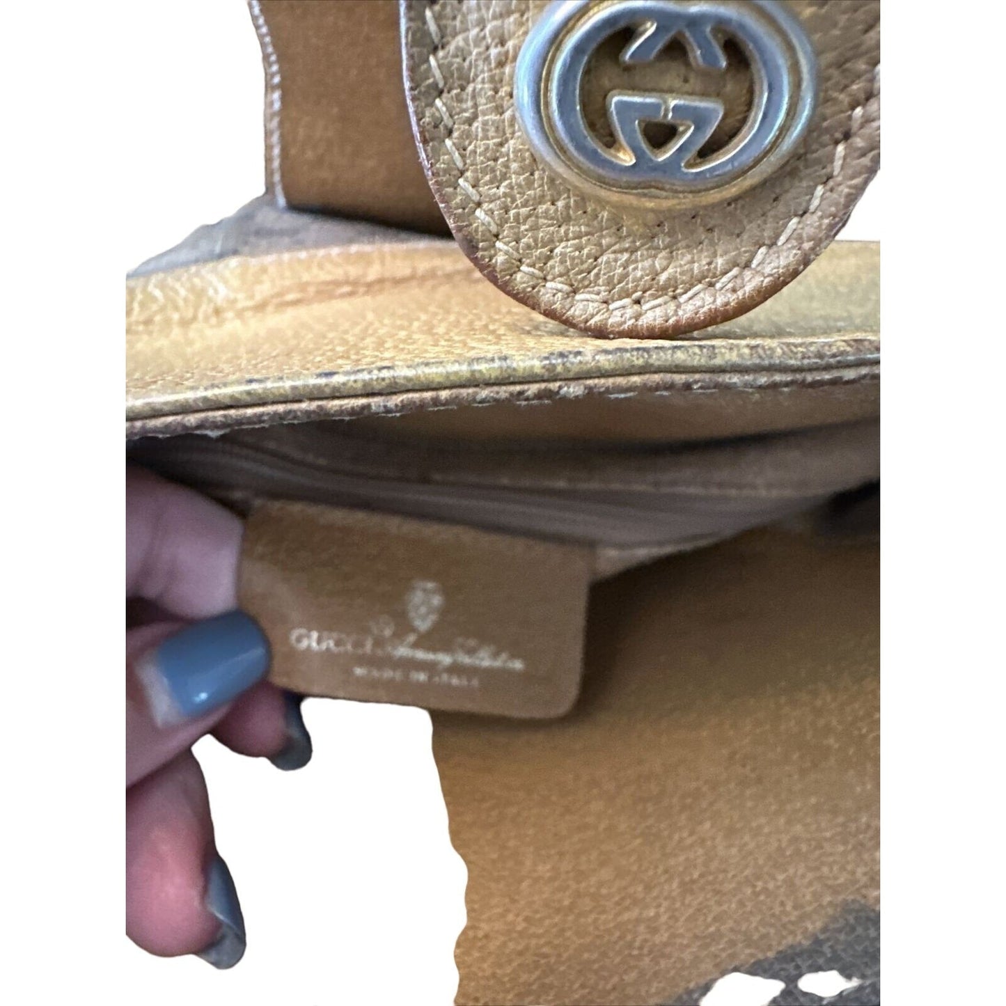 Gucci Accessory Collection brown micro Guccissima bucket bag