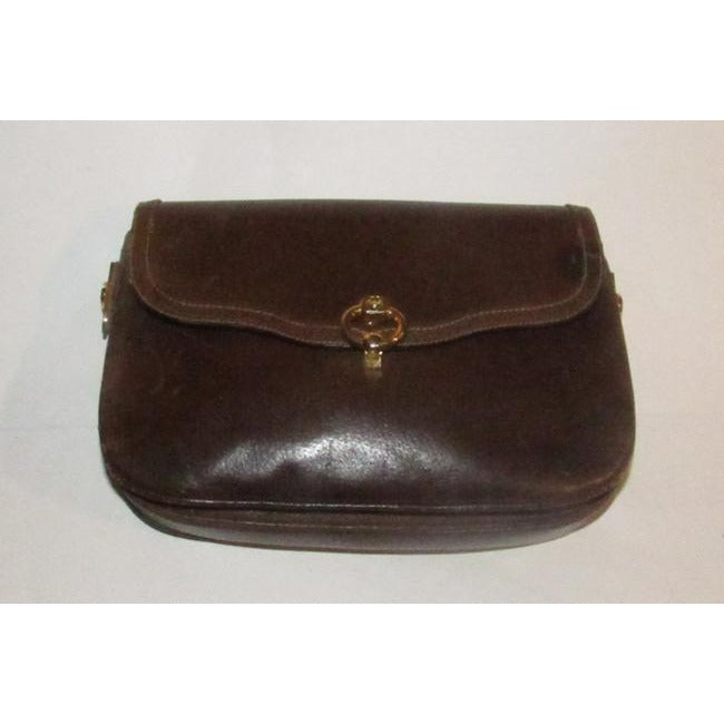 Gucci Vintage Purses Brown Soft Gg Supreme Clutch