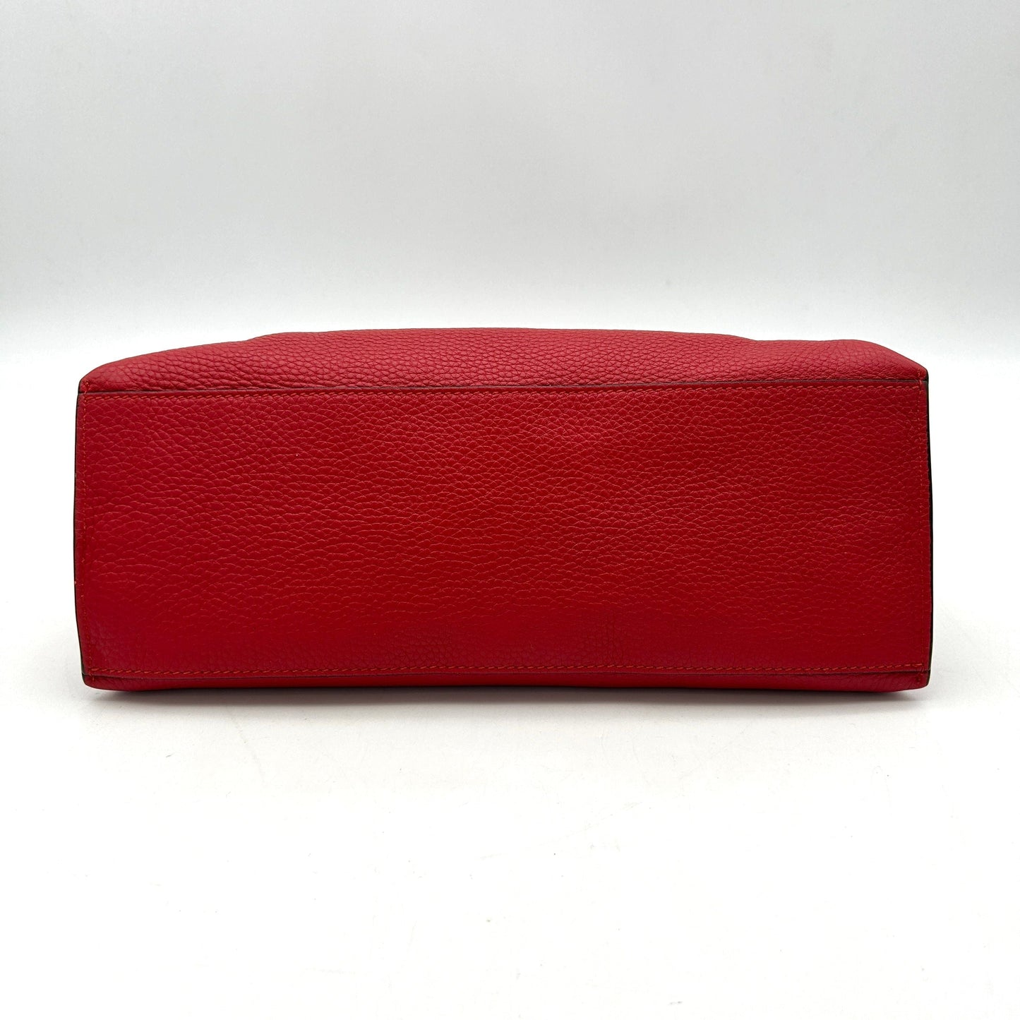 GUCCI Cellarius Calfskin Small Bamboo Daily Top Handle Bag Hibiscus Red gu9955vd
