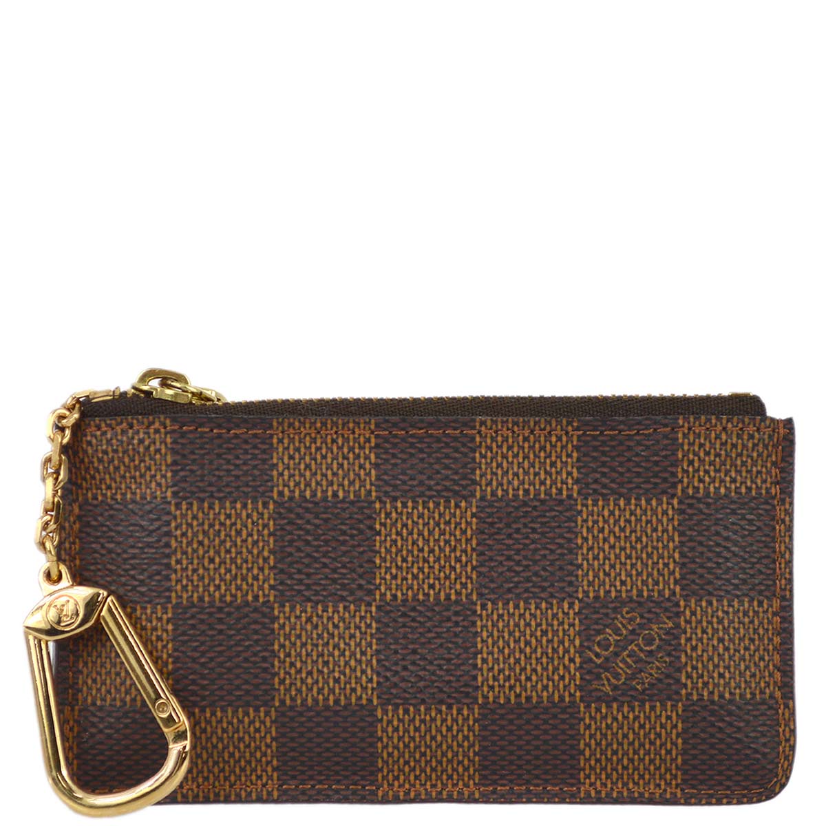 Louis Vuitton 2000 Damier Pochette Cles Coin Case Wallet Purse M62656