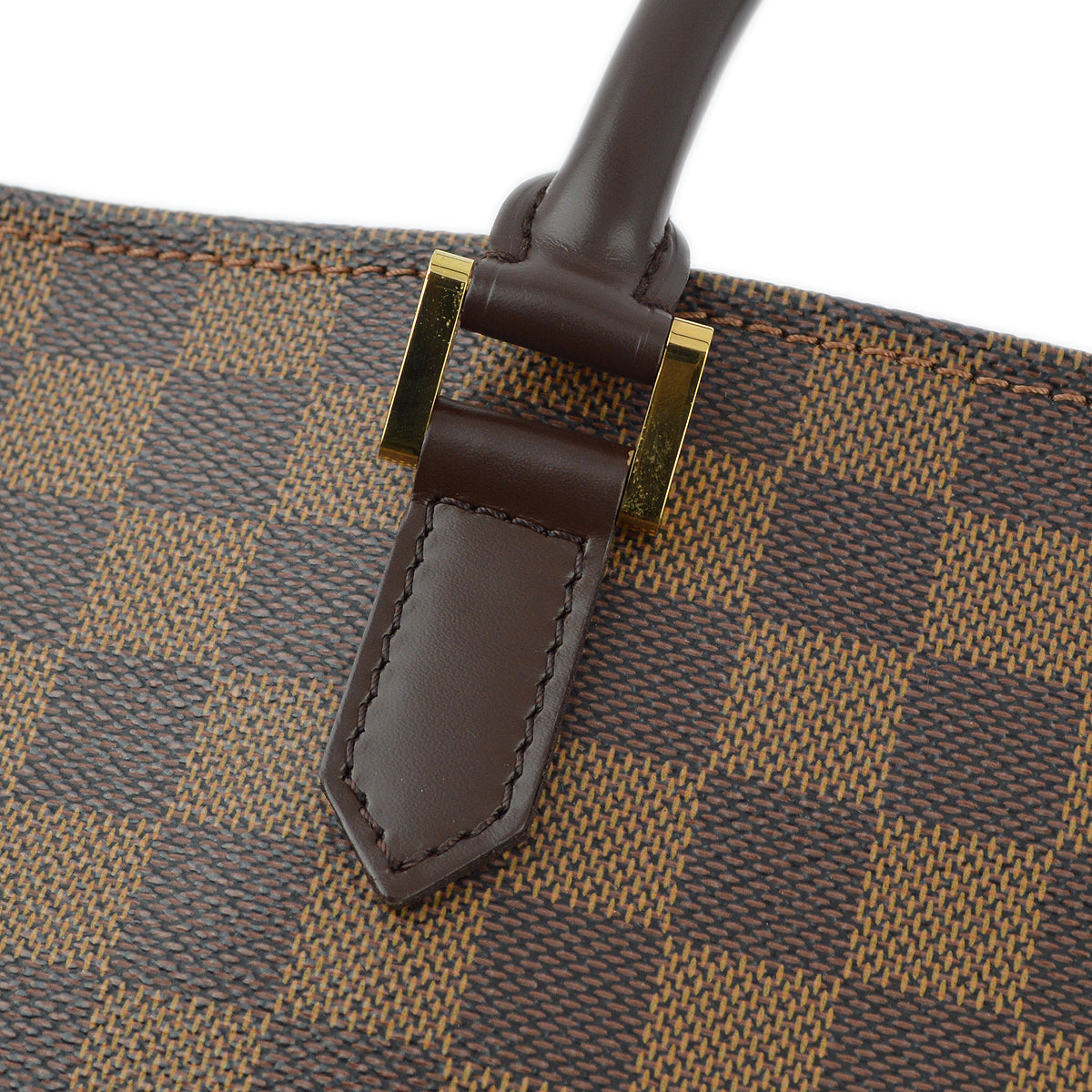 Louis Vuitton 2004 Damier Sac Plat HandBag N51140