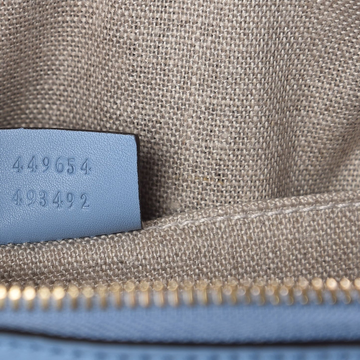 Gucci GG Microguccissima Dome Shoulder Bag in Mineral Blue