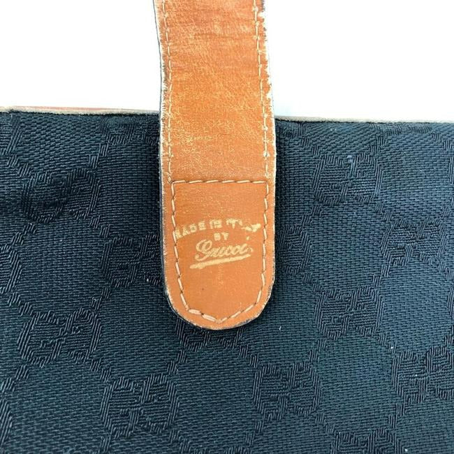 Gucci Black Guccissima Print 1955 Horse-bit Messenger