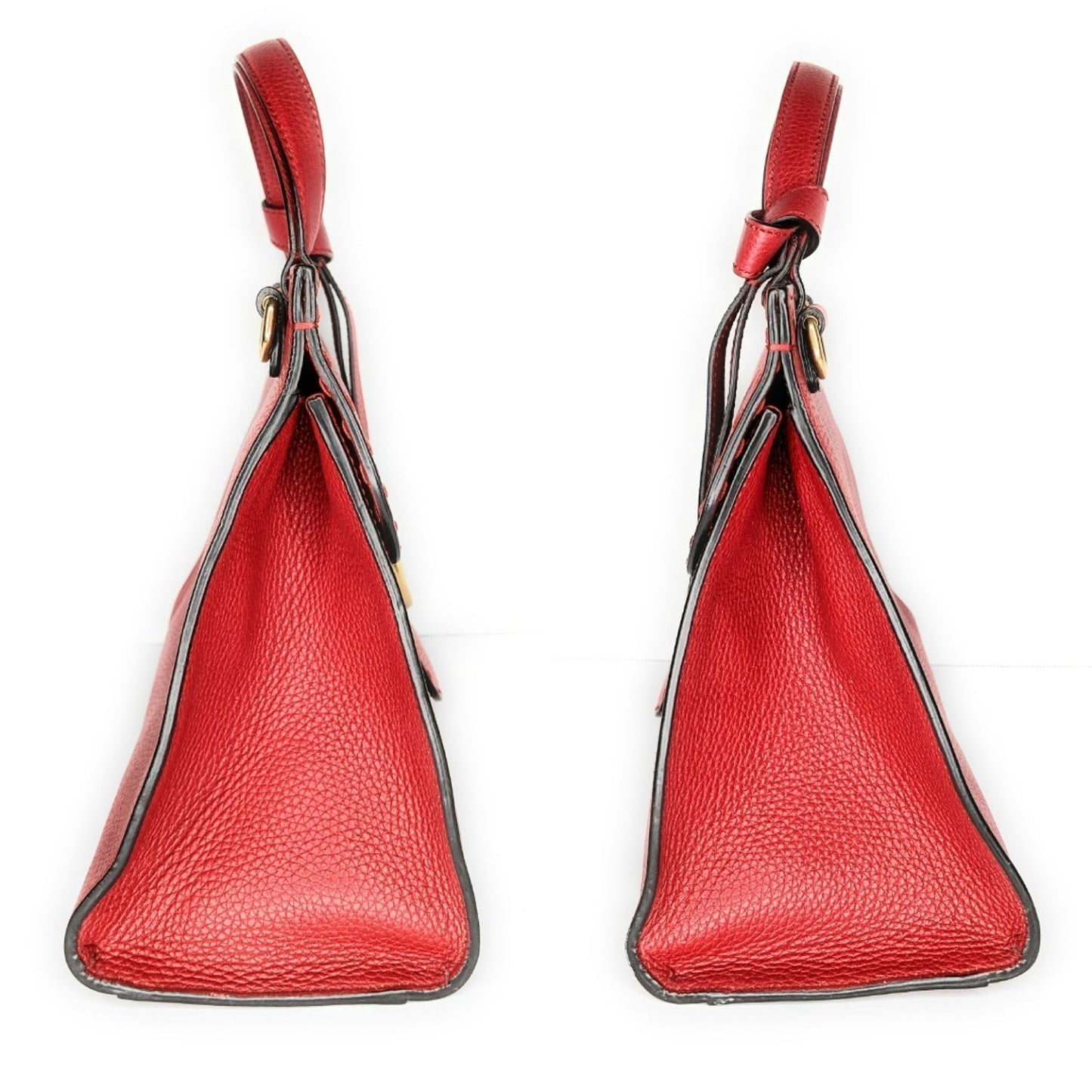 Gucci Red GG Marmont Top Handle Bag