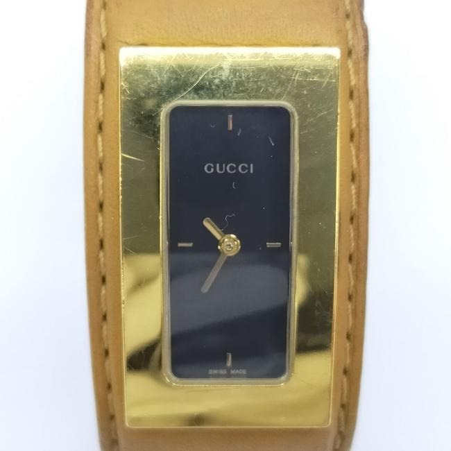 Gucci Gold Camel Black Watch