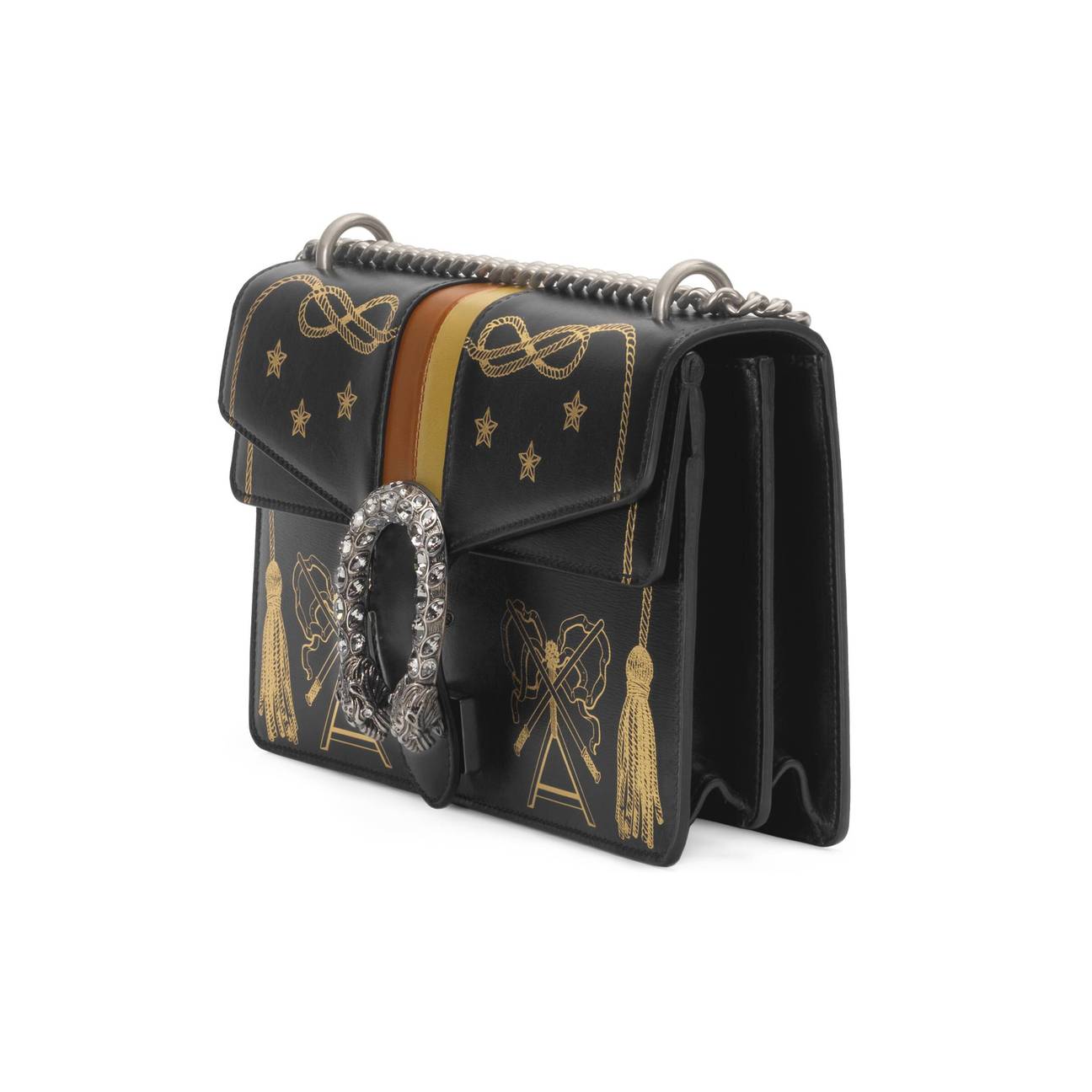 Gucci Small Dionysus Shoulder Bag in Black