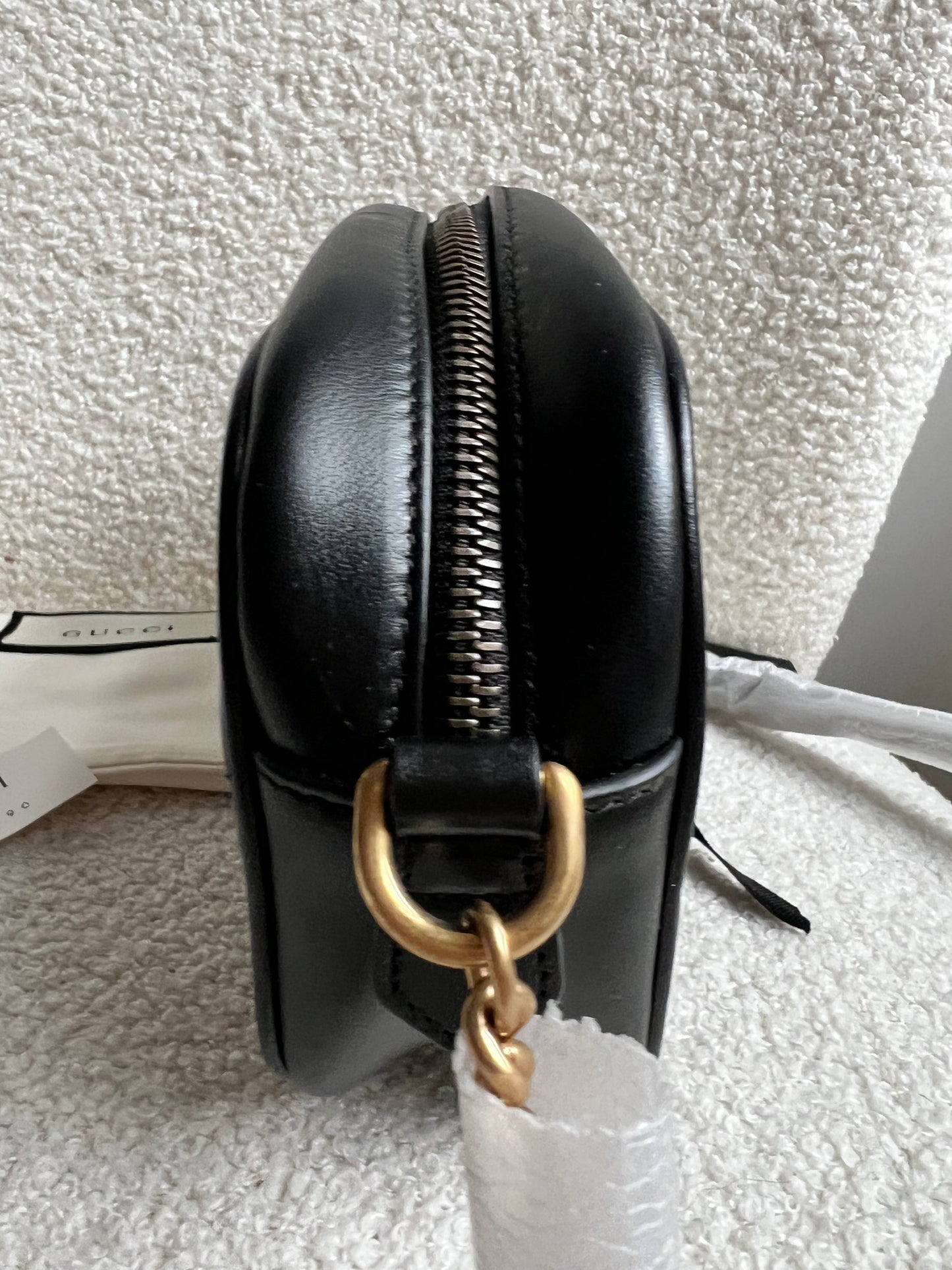 Gucci GG Black Marmont Mini Shoulder Bag (RRP £1,360)