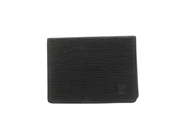 Louis Vuitton Black Patent leather Porte photo wallet accessories