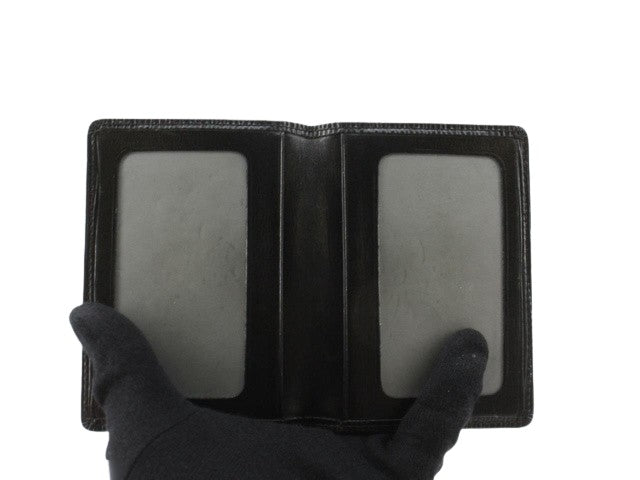 Louis Vuitton Black Patent leather Porte photo wallet accessories