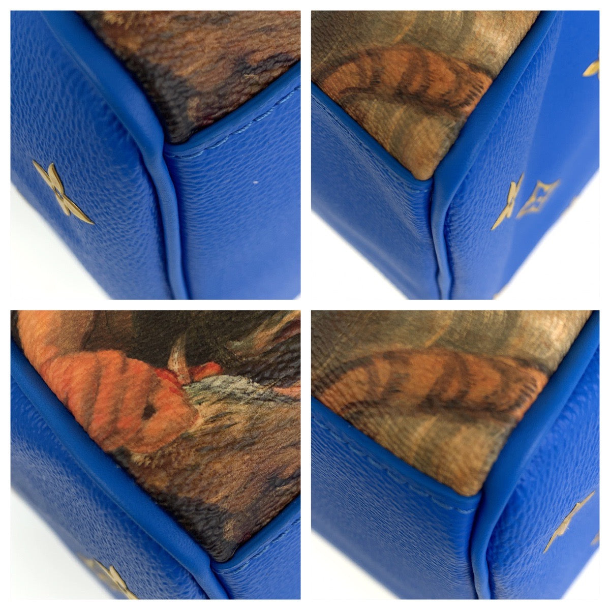 LOUIS VUITTON Boston Duffel bag PVC Blue blue Masters collection Speedy 30 Rubens Jeff Koons