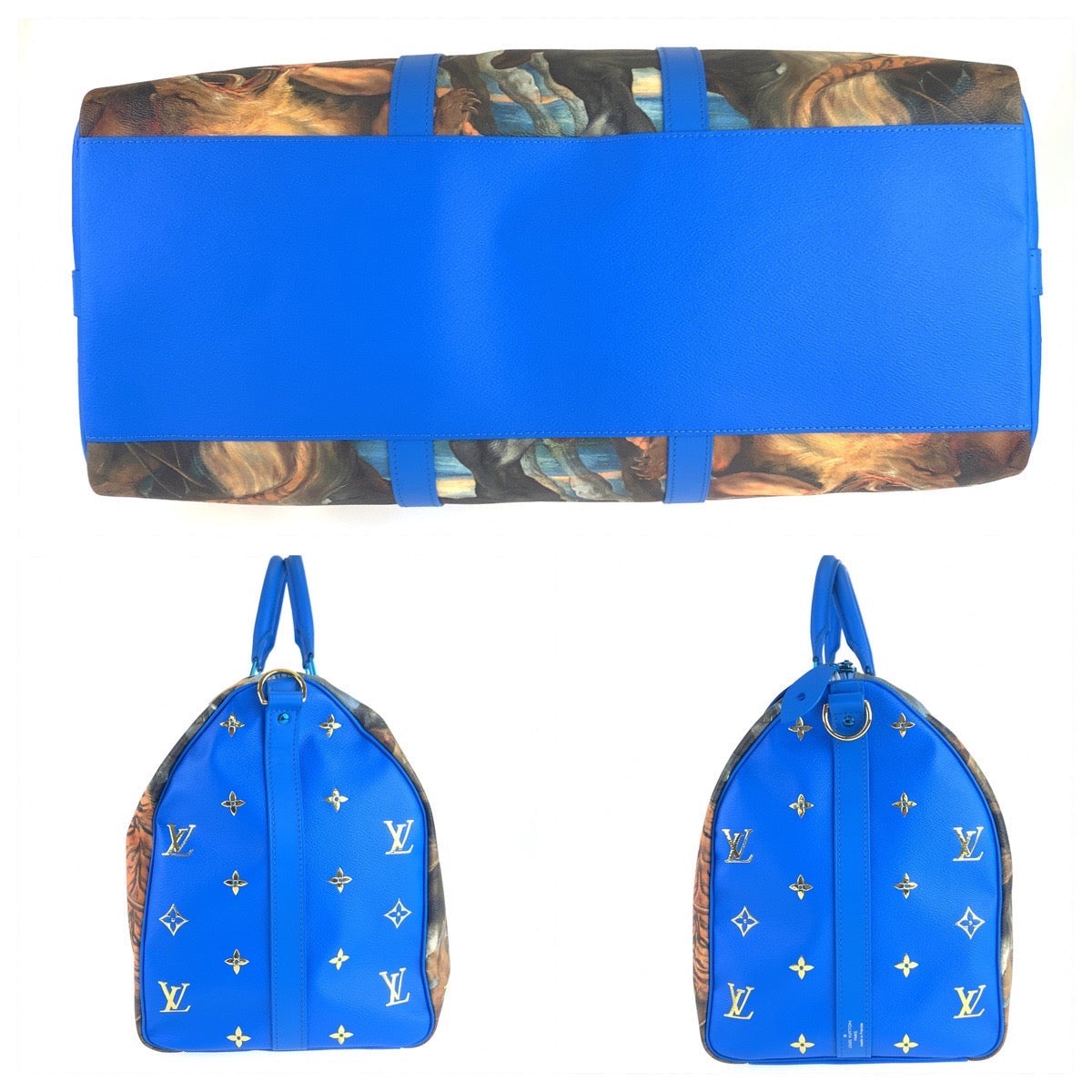 LOUIS VUITTON Boston Duffel bag M43344 PVC multicolor Masters Collection Jeff Koons Rubens Keepall  bandouliere50