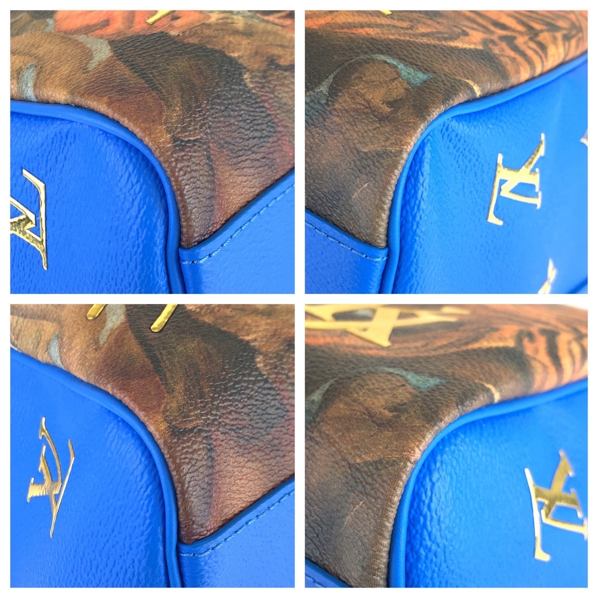 LOUIS VUITTON Boston Duffel bag M43344 PVC multicolor Masters Collection Jeff Koons Rubens Keepall  bandouliere50