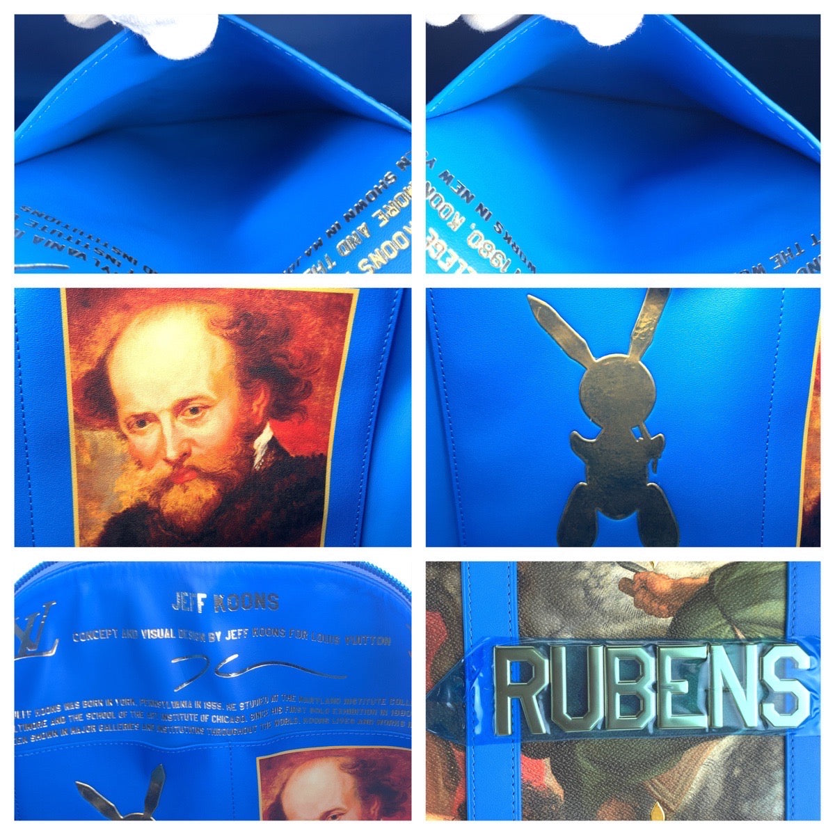 LOUIS VUITTON Boston Duffel bag M43344 PVC multicolor Masters Collection Jeff Koons Rubens Keepall  bandouliere50