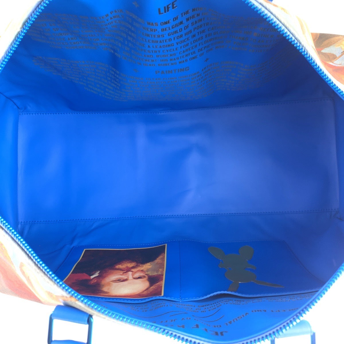 LOUIS VUITTON Boston Duffel bag M43344 PVC multicolor Masters Collection Jeff Koons Rubens Keepall  bandouliere50