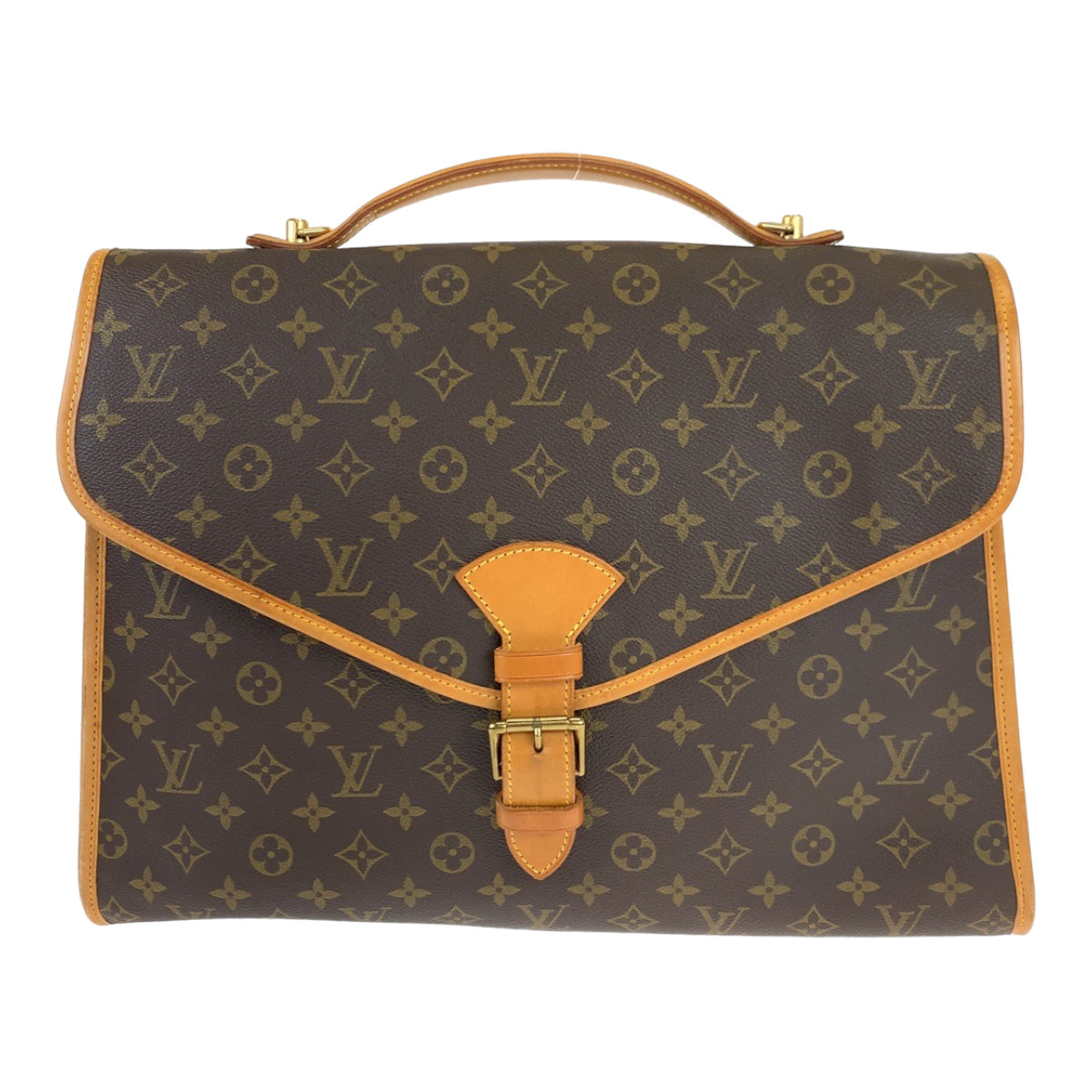 LOUIS VUITTON Business bag M51120 PVC Brown Business Bag 2way Crossbody Shoulder Bag Unisex Monogram Beverly MM mens Used