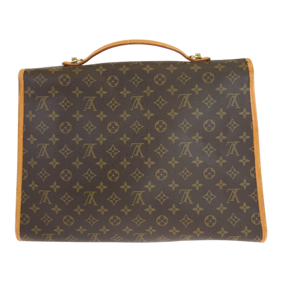 LOUIS VUITTON Business bag M51120 PVC Brown Business Bag 2way Crossbody Shoulder Bag Unisex Monogram Beverly MM mens Used